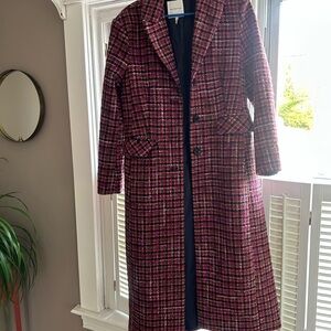 Avec Les Filles Plaid Women's Coat